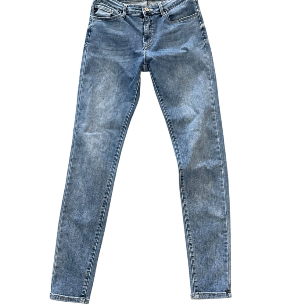 KanCan Women’s Juniors Medium Wash Denim Blue Jeans 7